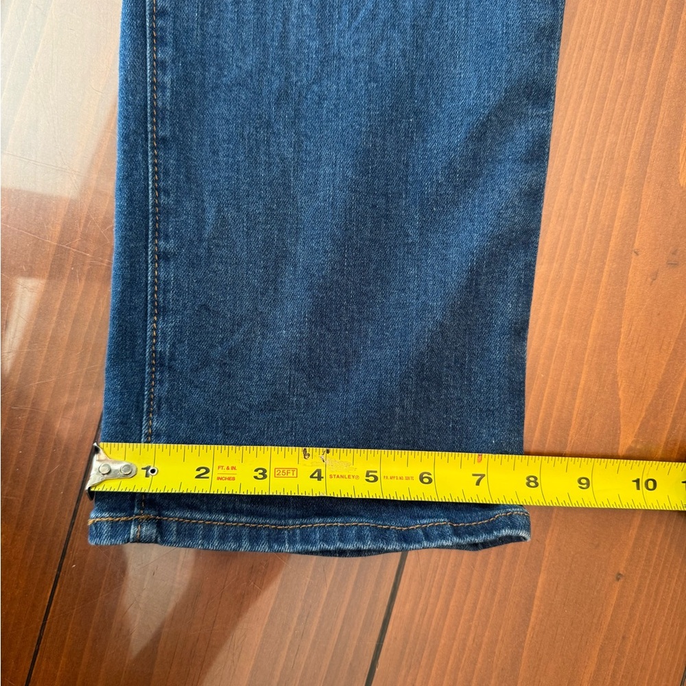 LOFT Women’s Denim Jeans Straight Leg with Stretch Size 12 or 31 - Picture 8 of 11
